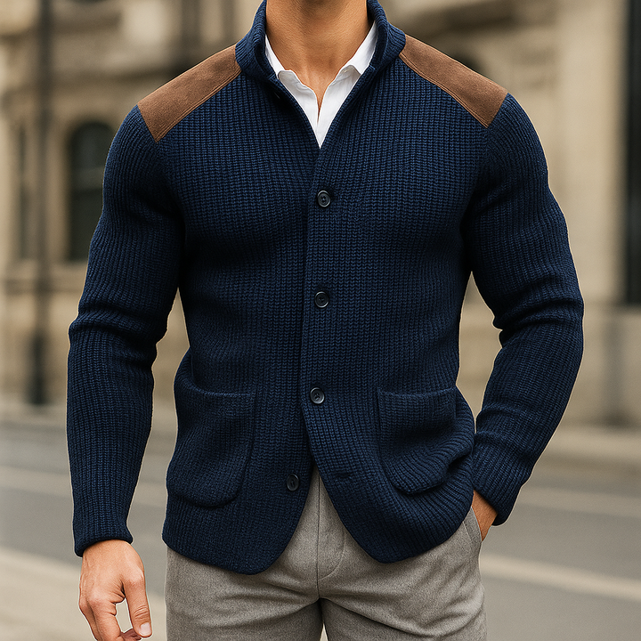 SILVORO - BLAZER Z TEXTUROVANÉ PLETENINY