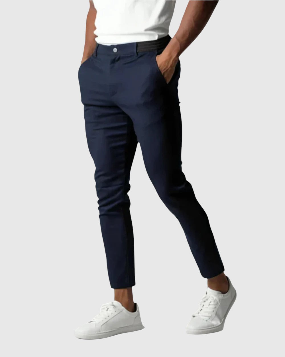 Libuše- Kalhoty Elio Stretch z bavlny