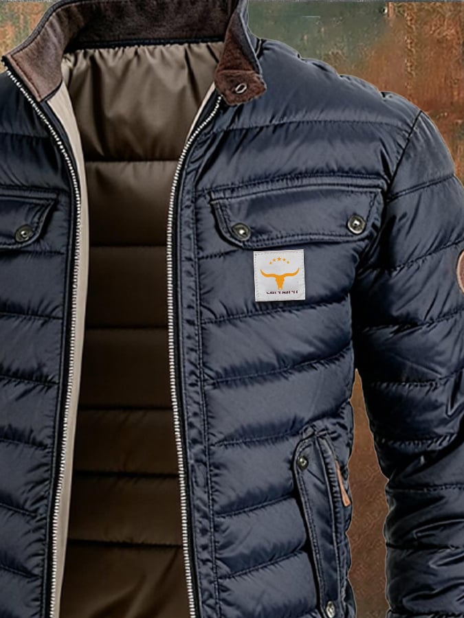 Erik™ - Stylová Vintage Puffer Bunda