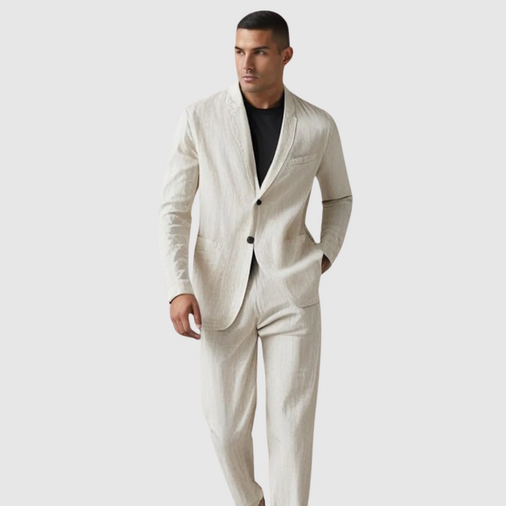 Libuše– Lněný komplet s přirozenou elegancí