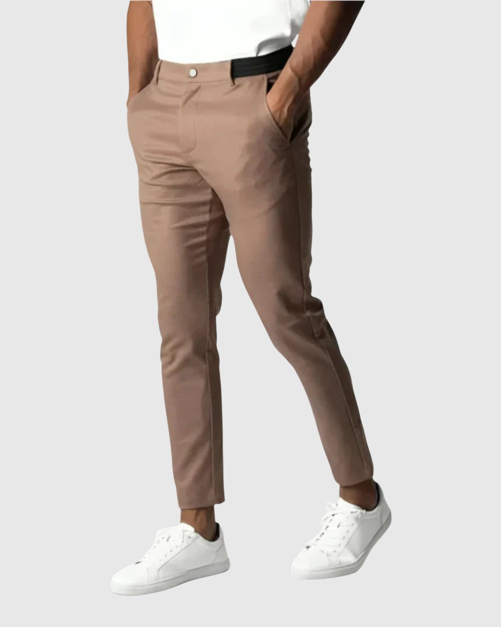 Libuše- Kalhoty Elio Stretch z bavlny