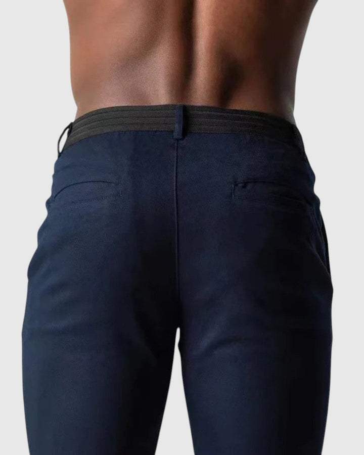 Libuše- Kalhoty Elio Stretch z bavlny