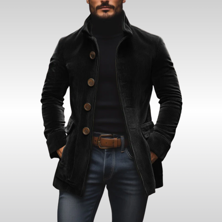 Jakub - Hnědý kordový blazer