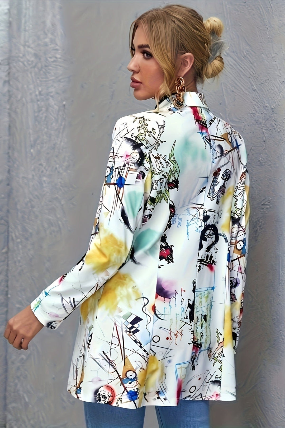Avery - Stylový Graffiti Blazer