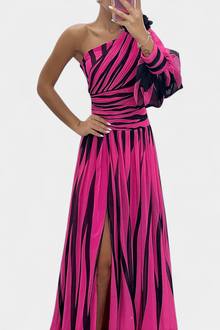 Bethania™ | Pruhované maxi šaty