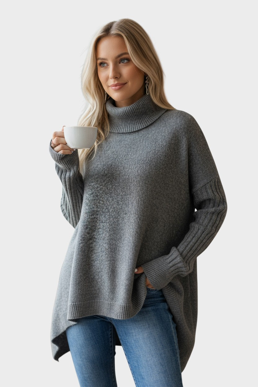 Brigitte™ dlouhý svetr – Stylový & nadčasový