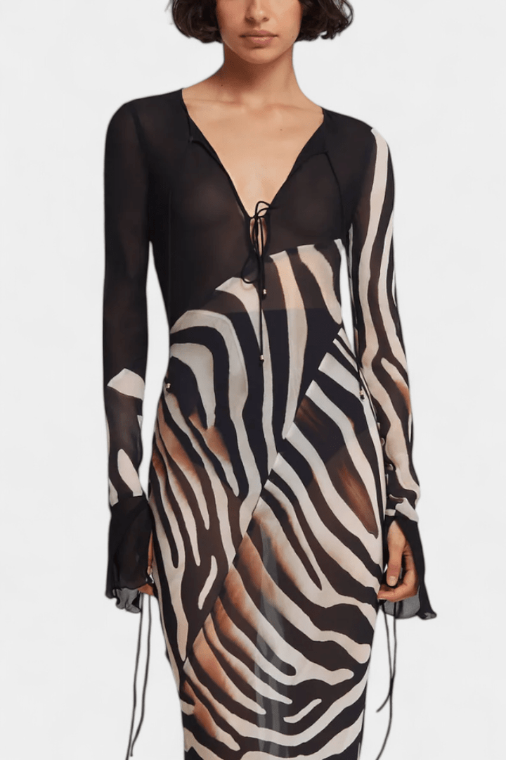 Gry | Zebra šaty