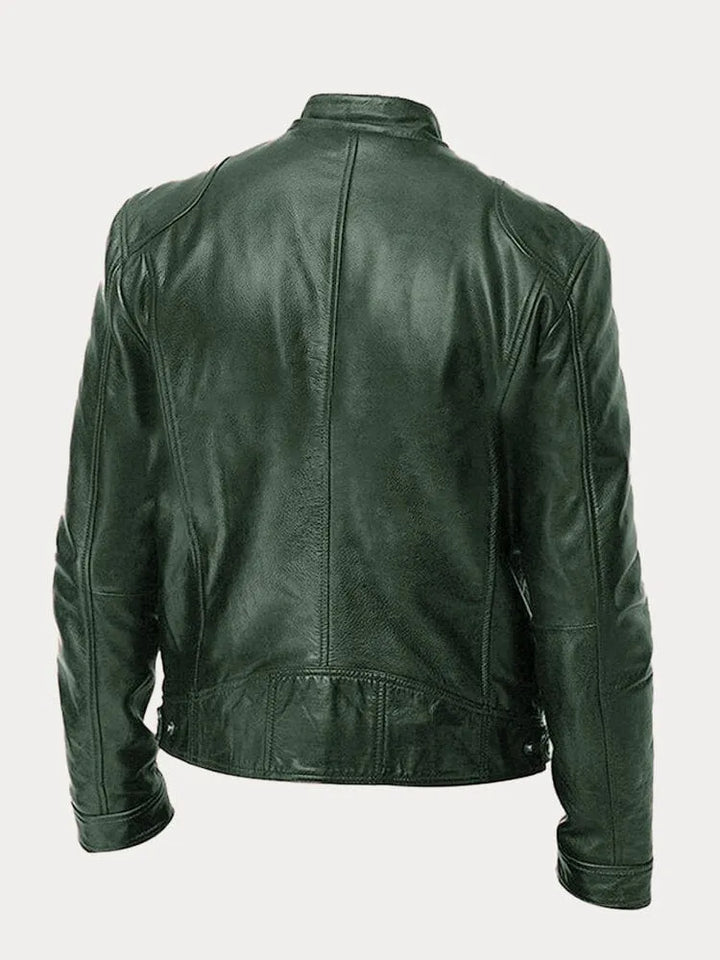 Viktor – Casual Kožená Bunda Nadčasový Design