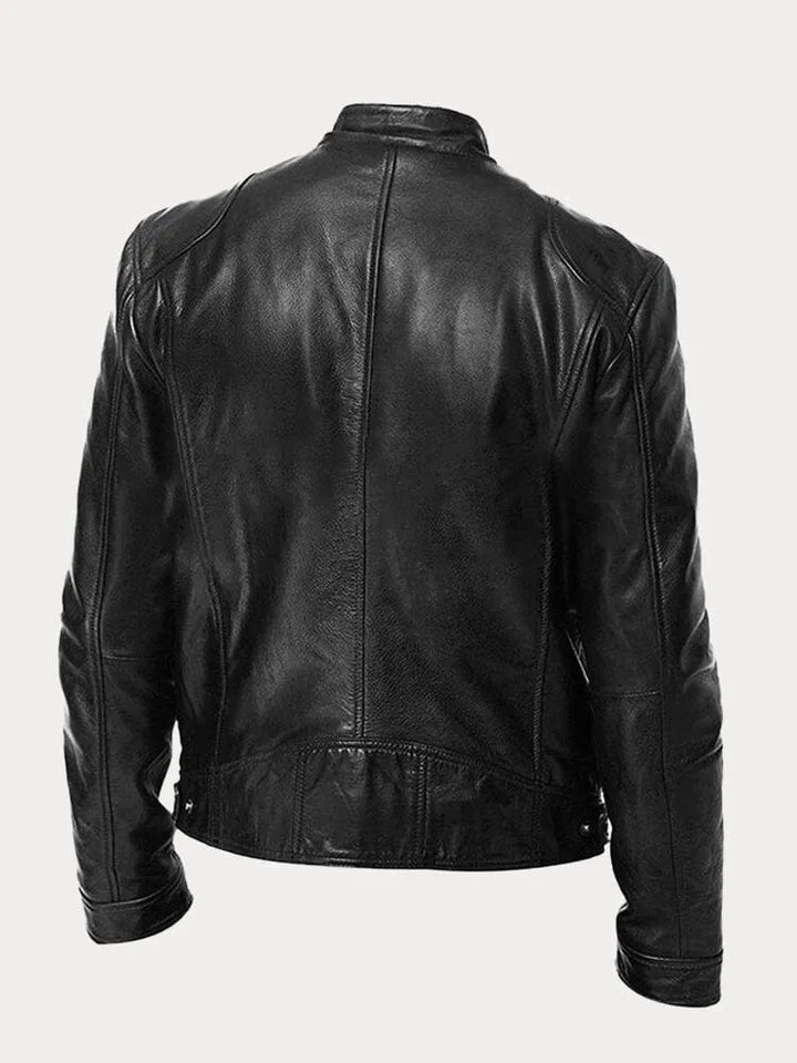 Viktor – Casual Kožená Bunda Nadčasový Design