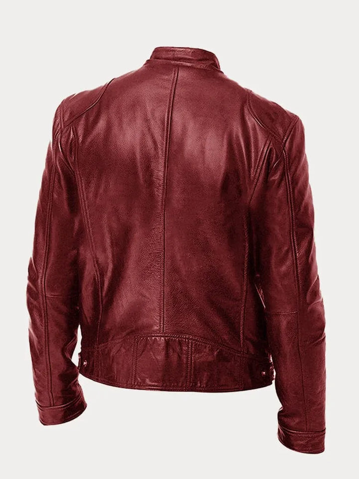Viktor – Casual Kožená Bunda Nadčasový Design