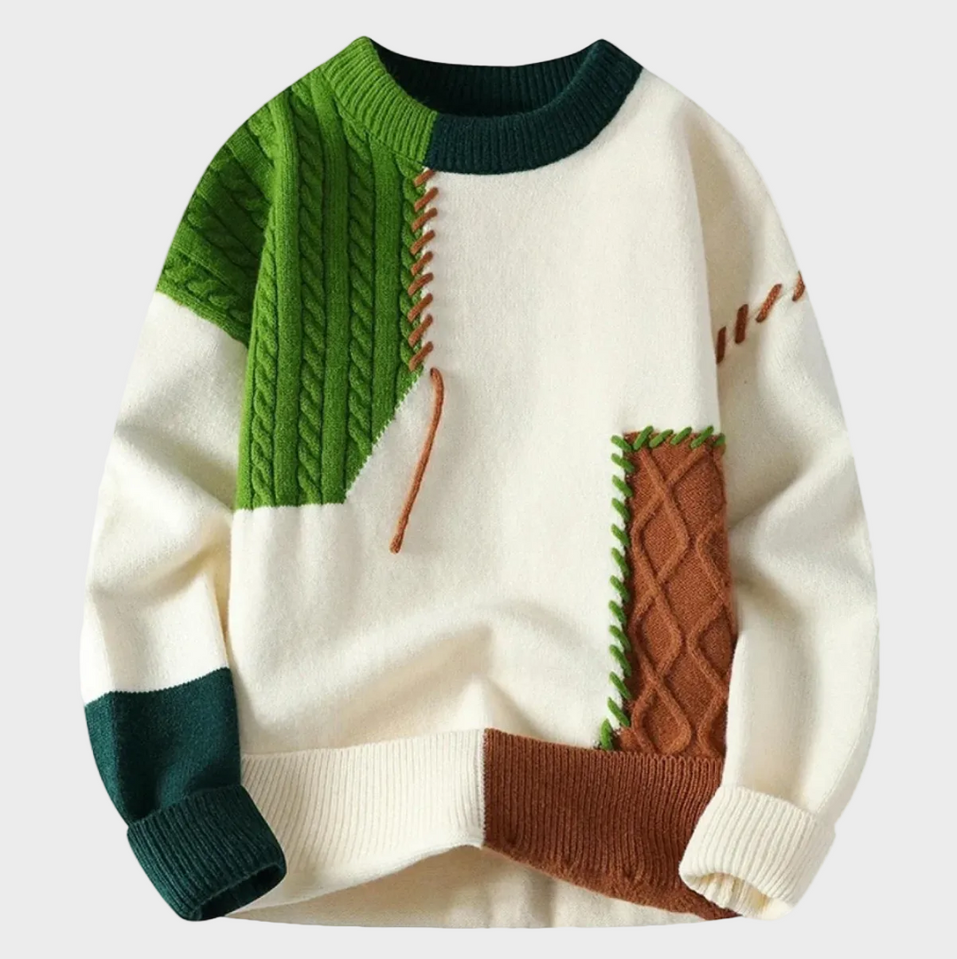 Tomasz | Patchwork svetr