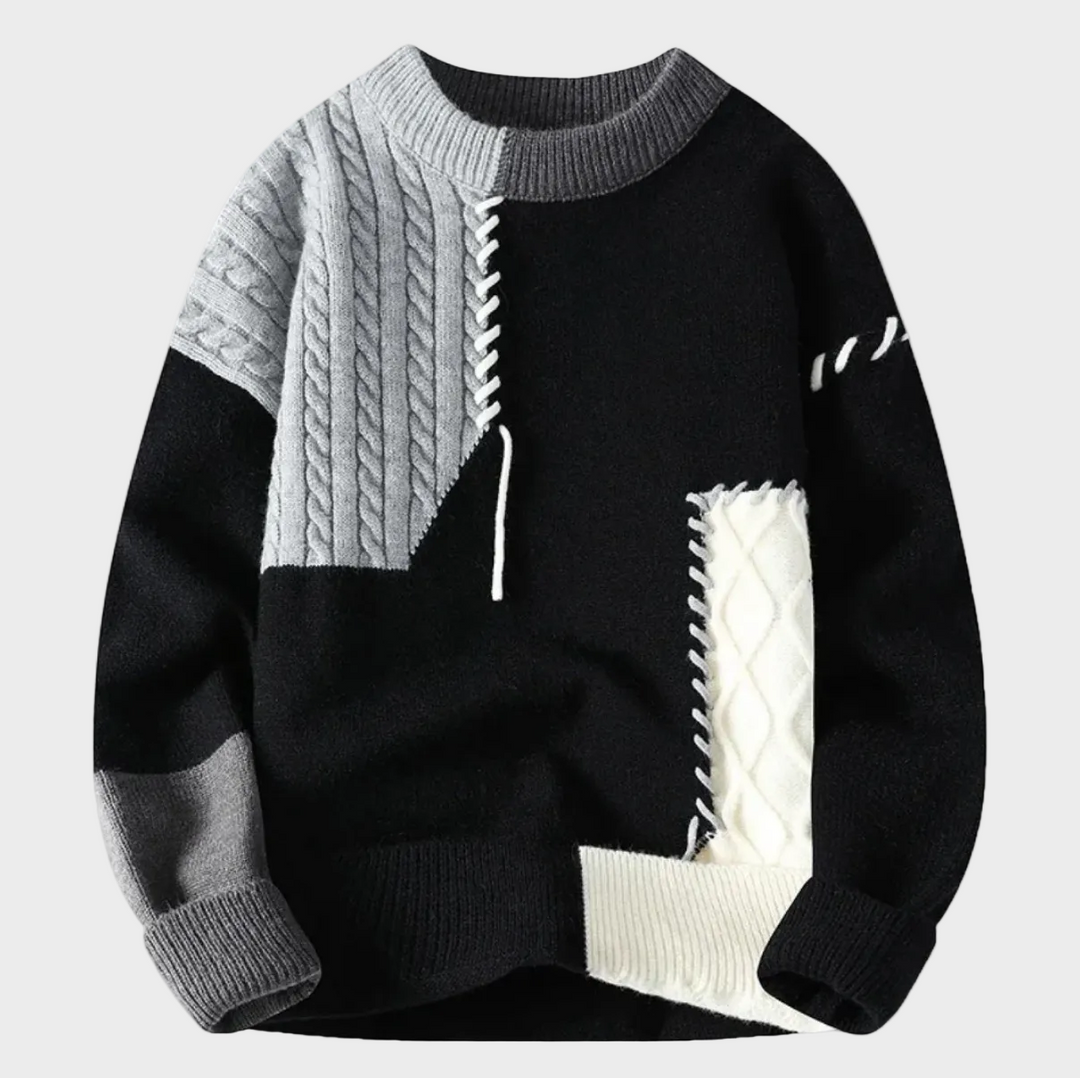 Tomasz | Patchwork svetr