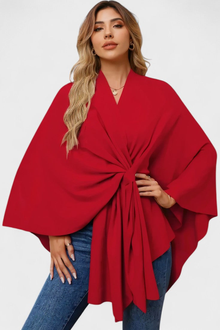 Yvette | Elegantní Draperet Pončo