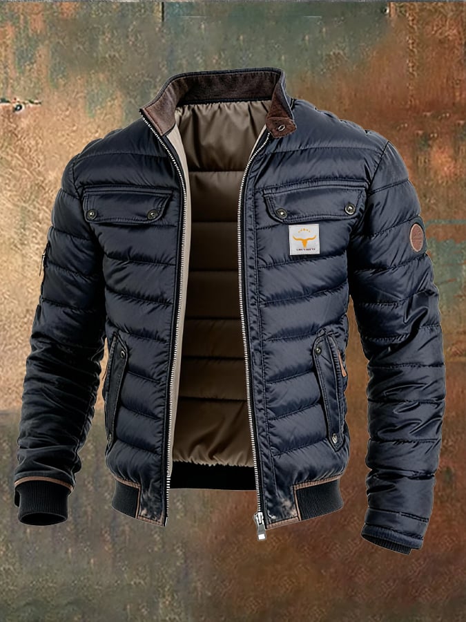 Erik™ - Stylová Vintage Puffer Bunda