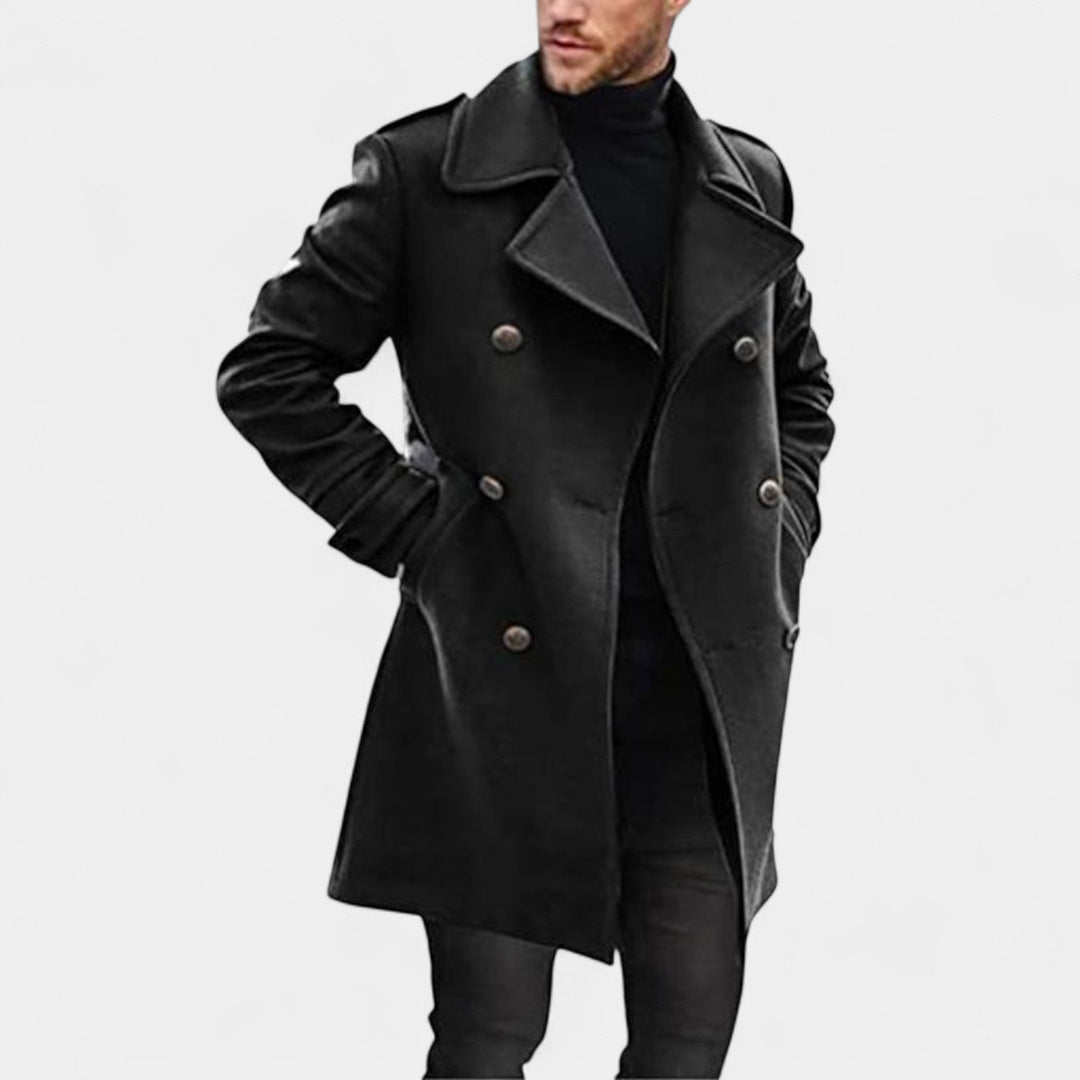 Marek – Elegantní dvouřadý kabát