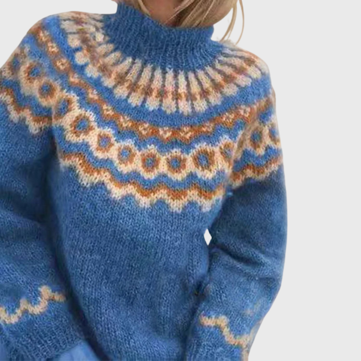 Sonja | Pohodlný svetr s vysokým límcem