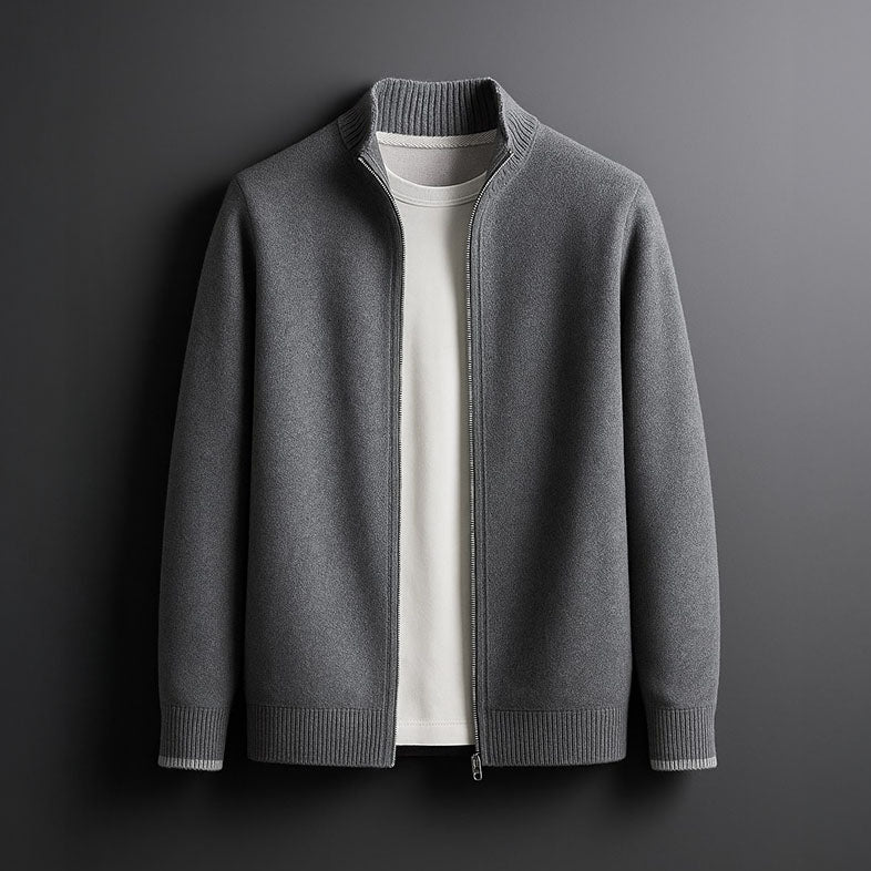 APOLO™ - ELEGANTNÍ VLNĚNÁ ZIPOVÁ BUNDA