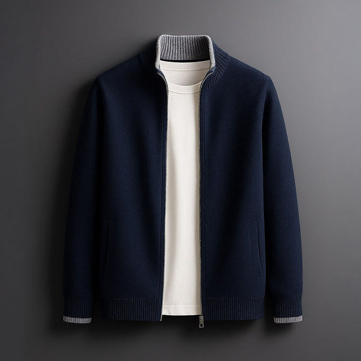 APOLO™ - ELEGANTNÍ VLNĚNÁ ZIPOVÁ BUNDA